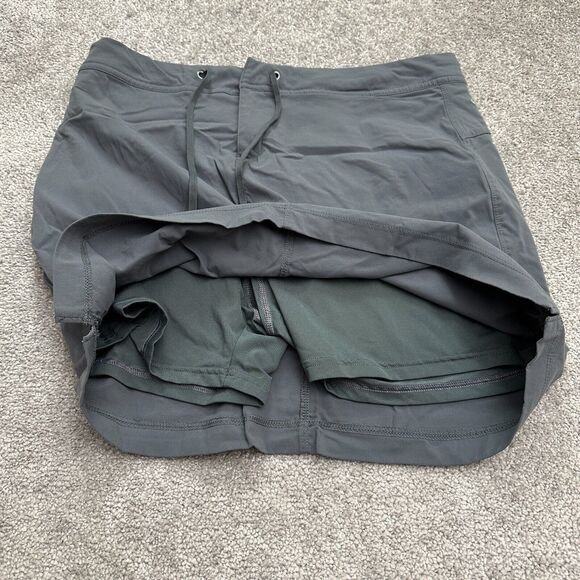 Columbia Casual Anytime Skirt Skort Womens 12 Dark Gray Active Outdoor 34x17 - Picture 3 of 12